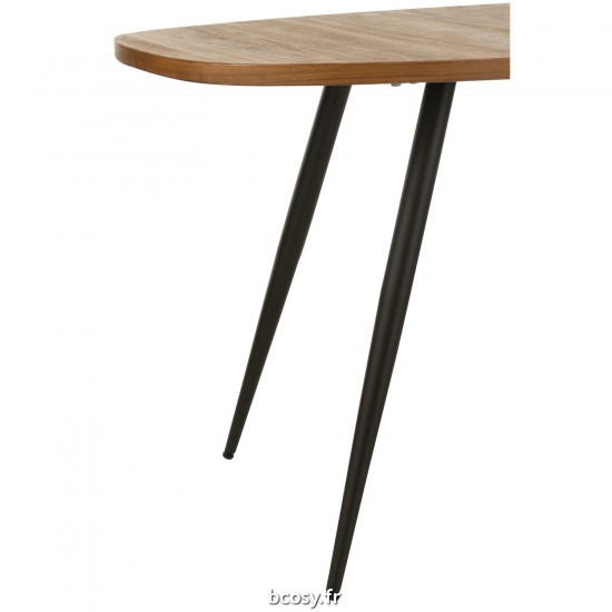 Jolipa Table A Manger Ovale Teck Recycle Naturel.