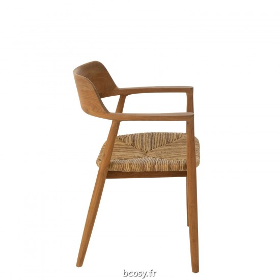J-Line J Line chaises de repas Jolipa Chaire Hiro Teck Naturel.