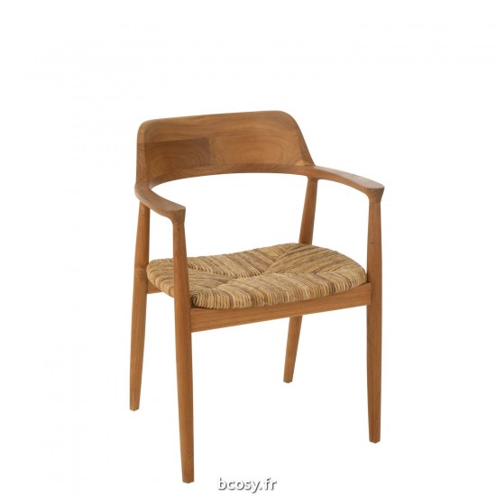 J Line Chaire Hiro Teck Naturel JLine 40809 by Jolipa 40809.