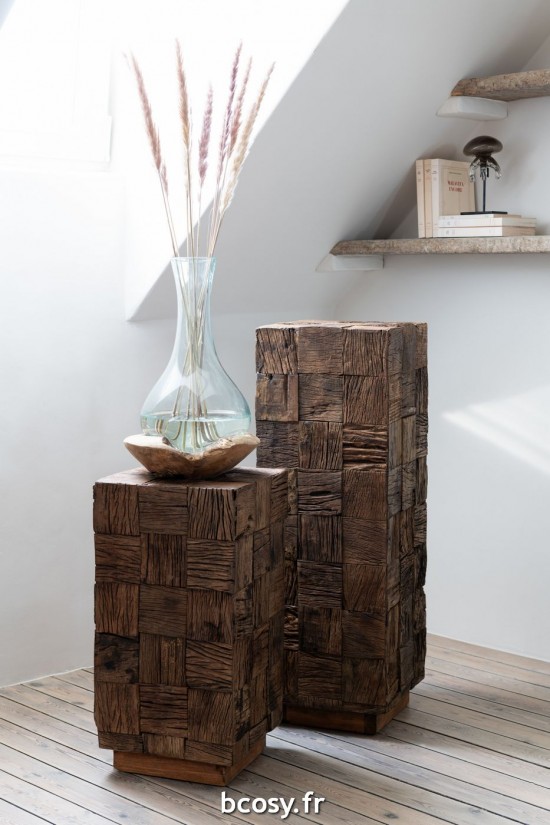 Jolipa Socle Bois Naturel Small.