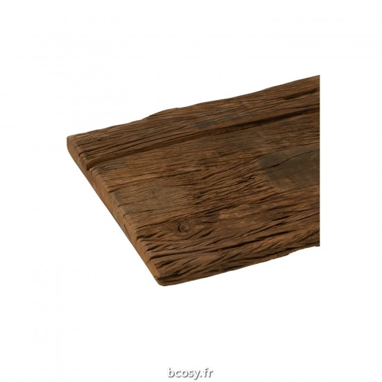J-Line J Line tables de drapier murales Console Woody Bois Naturel.