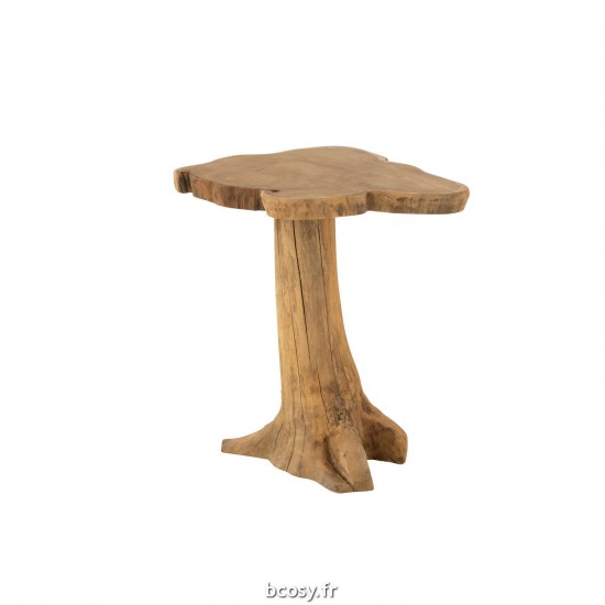 J Line Table Racine Teck Naturel Small JLine 40876 by Jolipa 40876.