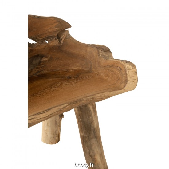 J-Line J Line canapés Chaise Racine Teck Naturel.