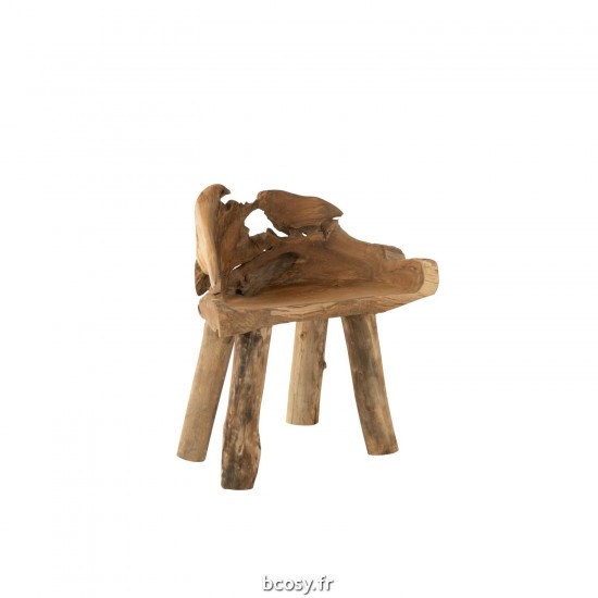 J Line Chaise Racine Teck Naturel JLine 40878 by Jolipa 40878.