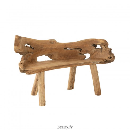 J Line Banc Racine Teck Naturel JLine 40879 by Jolipa 40879.