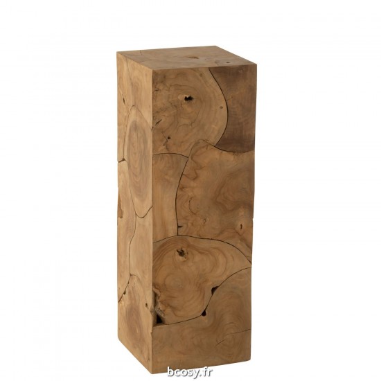 J Line Socle Boite Puzzle Teck Large JLine 40884 by Jolipa 40884.