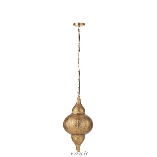 J Line Lampe Suspendue Bore Metal Or Small JLine 40890 by Jolipa 40890.