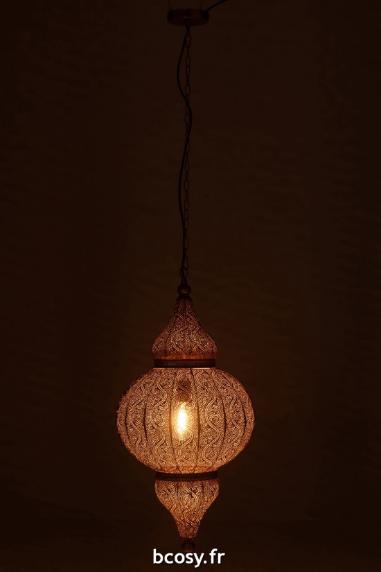 J-Line J Line lampes suspendues suspensions pendantes Jolipa Lampe Suspendue Bore Metal Or Large.