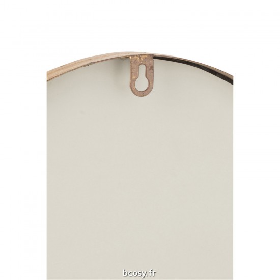 J-Line J Line Miroir mural Miroirs murals Jolipa Miroir Abstrait Mdf Verre Or Large.