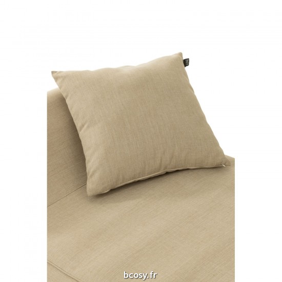 J-Line J Line coussins Jolipa Coussin Exterieur Polypropylène Beige.
