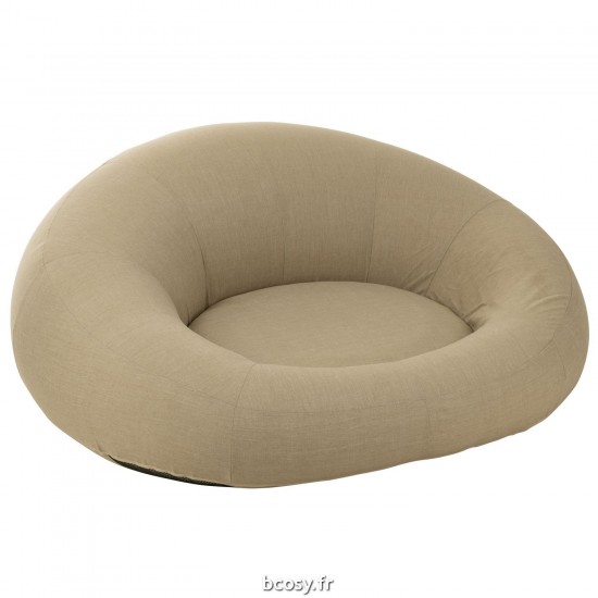 J Line Matelas Donut Polypropylène Beige JLine 41041 by Jolipa 41041.
