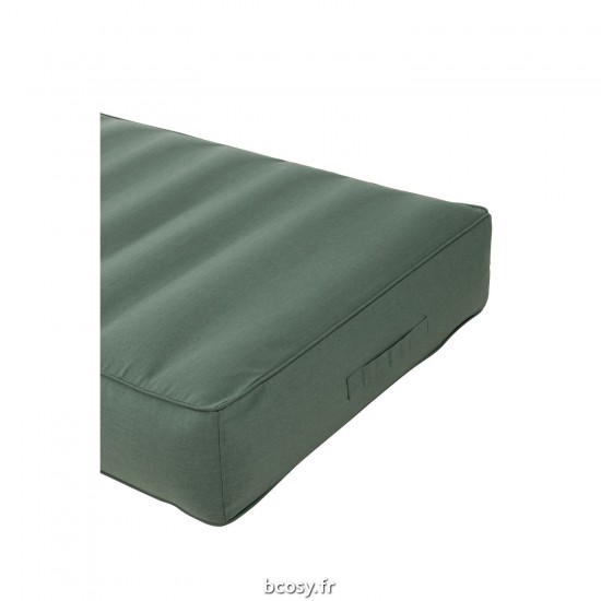 J-Line J Line coussins de siège Matelas Helene Polypropylène Vert.