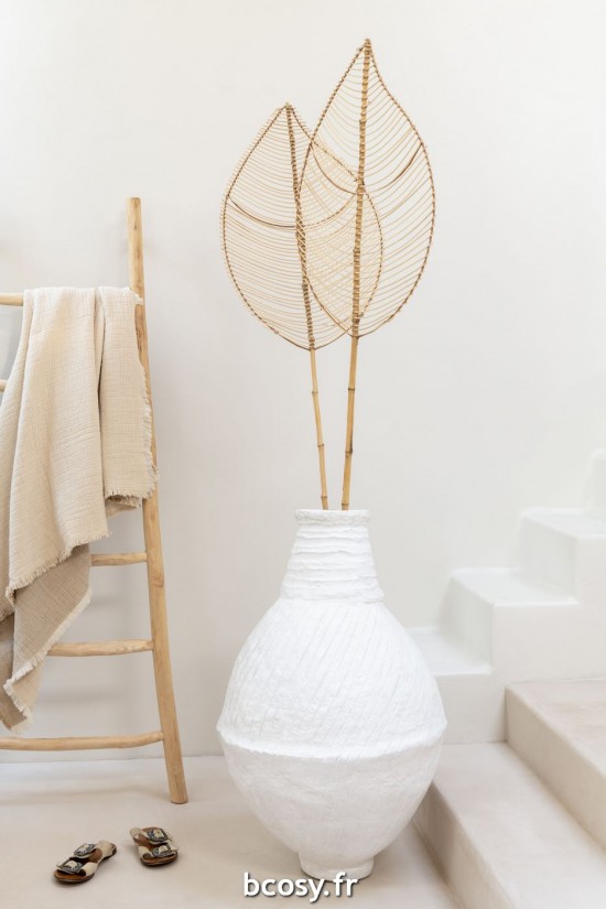 J-Line J Line Plaid Franges Mousseline De Coton Beige Clair.