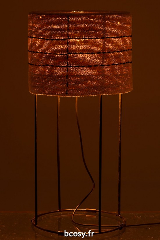 J-Line J Line Éclairage Armatures Luminaires D'intérieur Pieds De Lampe Avec Abat Jour Lampes De Table Jolipa Lampe Pointille.