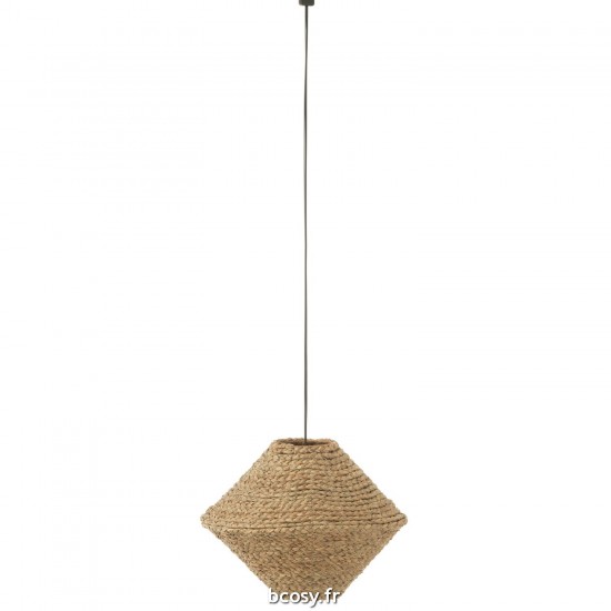 J Line Lampe Suspendue Soucoupe Jonc De Mer Naturel Small JLine 41946 by Jolipa 41946.