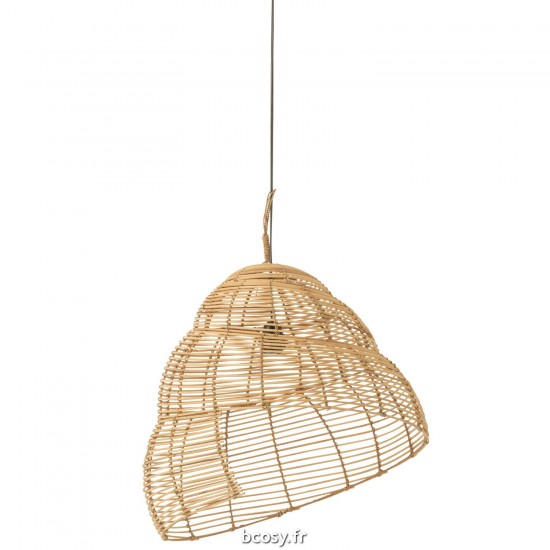 J Line Lampe Suspendue Escargot Bambou Naturel JLine 41951 by Jolipa 41951.