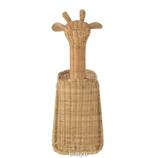 J-Line J Line paniers de rangement Jolipa Panier Girafe Rotin Naturel.