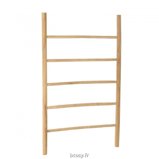 J Line Echelle 5 Marches Teck Naturel JLine 42324 by Jolipa 42324.