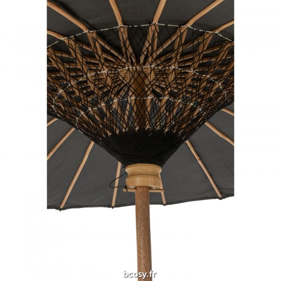 Jolipa Parasol Lorie Bois Coton Noir.