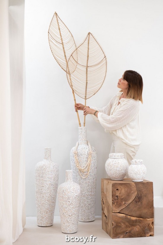 Jolipa Collier 5 Fils Coquillage Naturel.