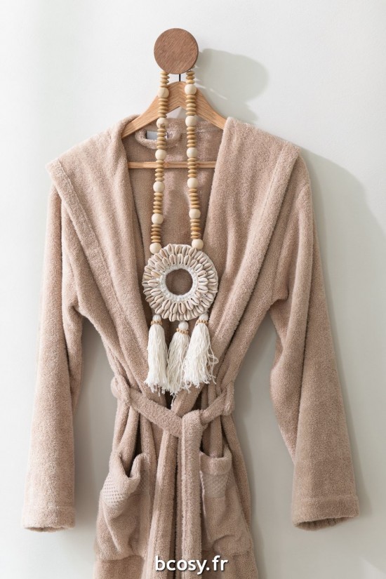 Jolipa Collier Perles Coquillage Blanc.