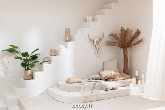 Jolipa Vase Organique Ceramique Beige.