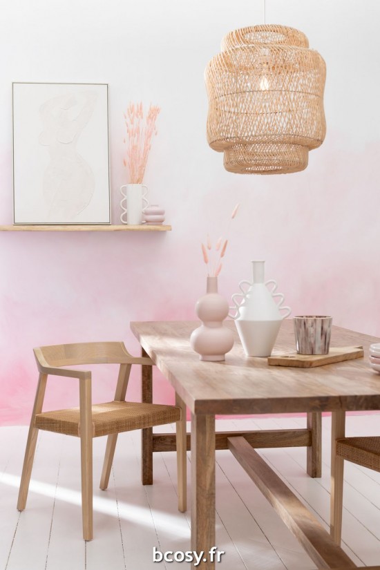 J Line Chaise Emma Teak Naturel JLine 43755 by Jolipa 43755.