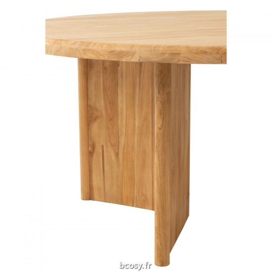 Jolipa Table Ronde Tek Naturel.