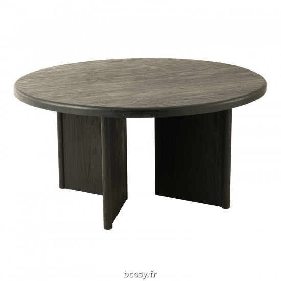 J Line Table Ronde Tek Noir JLine 43766 by Jolipa 43766.