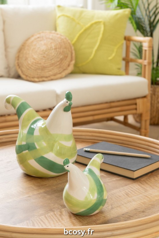 J-Line J Line tables de salon basse Set 3 Table Gigogne Rond Bois Manguier Naturel.