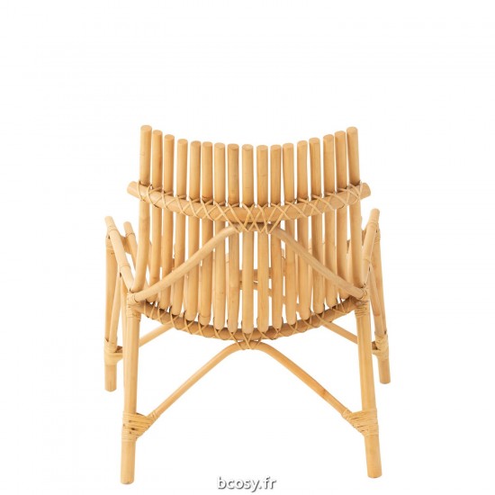 Jolipa Chaise Rotin Naturel.