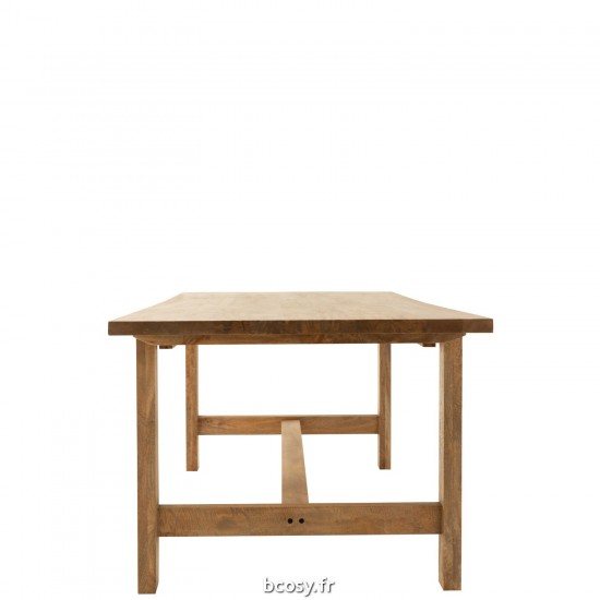 Jolipa Table Rectangle Bois Manguier Bois Naturel.