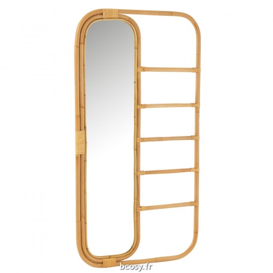 J Line Miroir Echelle Rotin Naturel JLine 43782 by Jolipa 43782.