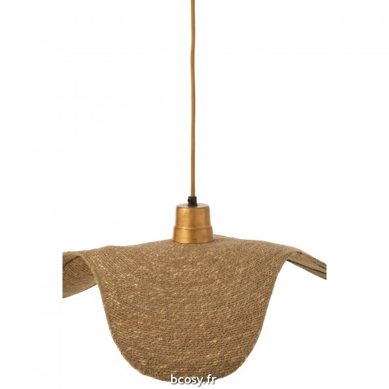 Jolipa Lampe Suspendue Moonj Jonc Naturel Small.