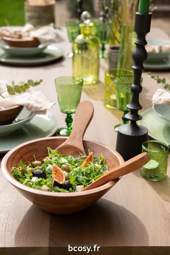 Jolipa Bol Bois D Acacia Dars Naturel Medium.