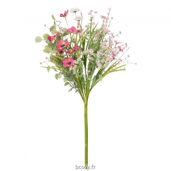 J Line Bouquet Mix Fleurs Artificiel Rose JLine 43887 by Jolipa 43887.