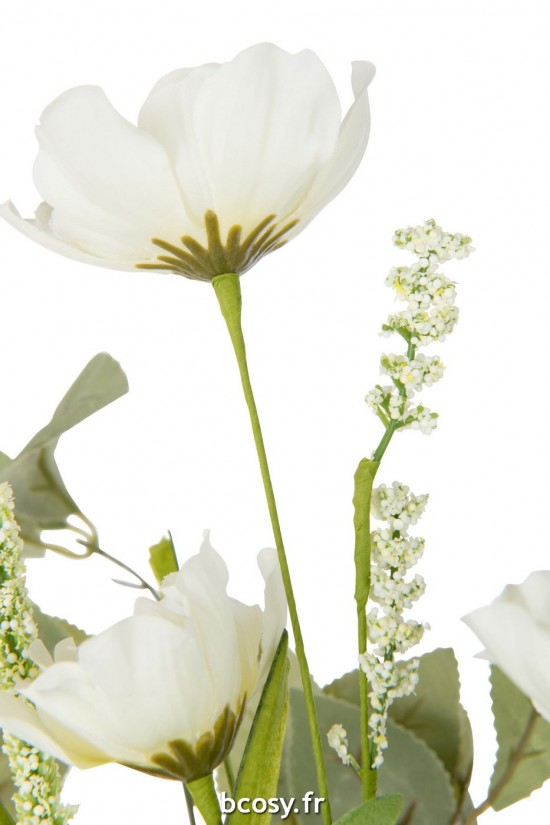 J-Line J Line bouquets de fleurs Jolipa Bouquet Mix Fleurs Artificiel Blanc.