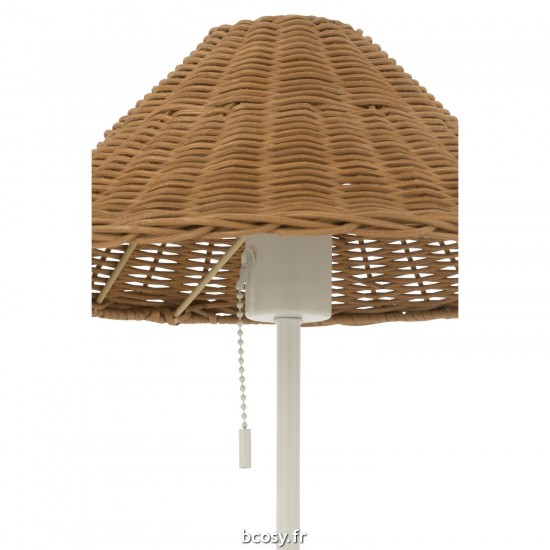 J-Line J Line Éclairage Armatures Luminaires D'intérieur Pieds De Lampe Avec Abat Jour Lampes De Table Lampe Metal Rot.