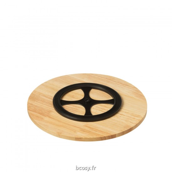 Jolipa Set 6 Plats Apero Plateau Bambou Coffret Ceramique Mix.