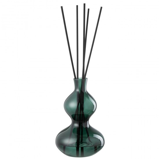 J-Line J Line sprays parfums fleurs Jolipa Huile Parfumee Cedar Breeze Verre Vert Fonce Large.