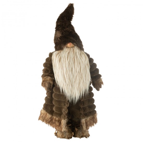 J-Line J Line lutins statuettes Jolipa Lutin Foret Textile Brun Large.