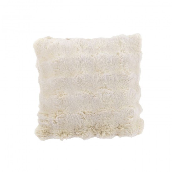 J-Line J Line coussins Jolipa Coussin Wave Polyester Ivoire.