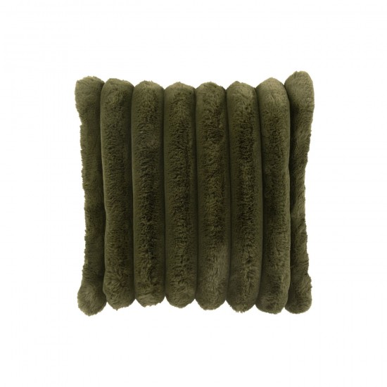 J-Line J Line coussins Jolipa Coussin Large Corduroy Polyester Vert Foncé.