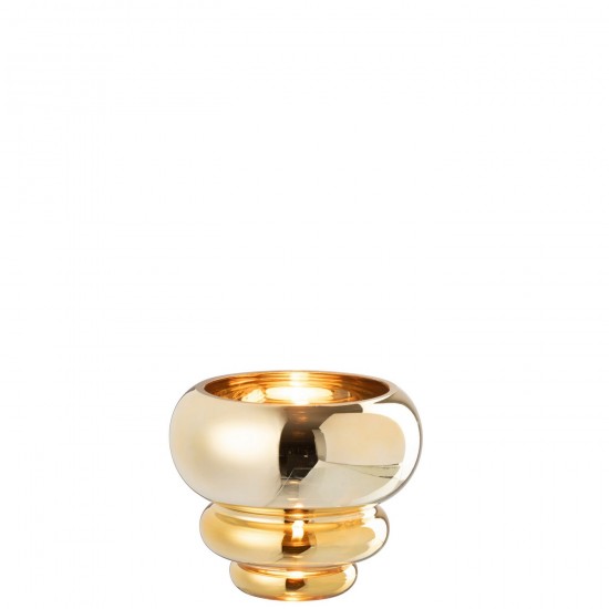 J-Line J Line Grands vases Grand vase Vases hauts Vase haut. Jolipa Photophore Vase Julia Verre Doré.