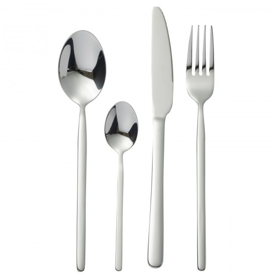 J-Line J Line couverts Jolipa Box Couverts B 24 Pieces Acier Inoxydable Brillant Argent.