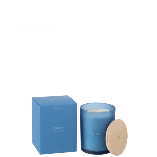 J-Line J Line bougies parfumées Jolipa Bougie Senteur Accords Essentiels Embruns Marins 52H.