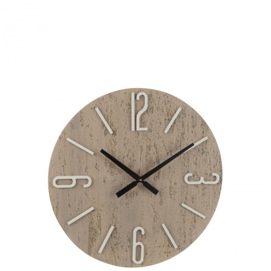 J-Line J Line horloges murales Jolipa Horloge Pol Mdf Pierre Mix.