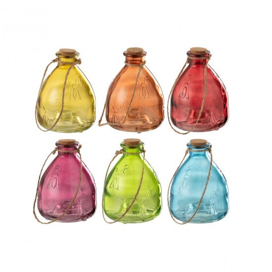 J-Line J Line piège à guêpes Pièges à guêpes Jolipa Plateau Piege A Guepes Verre Mix L Assortiment De 6.