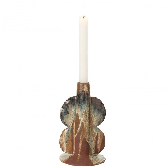 J-Line J Line vases Jolipa Vase Chandelier Naga Ceramique Rouille Marron.