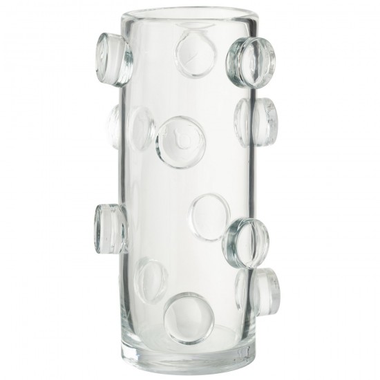 J-Line J Line Grands vases Grand vase Vases hauts Vase haut. Jolipa Vase Pebbles Verre Transparent Large.